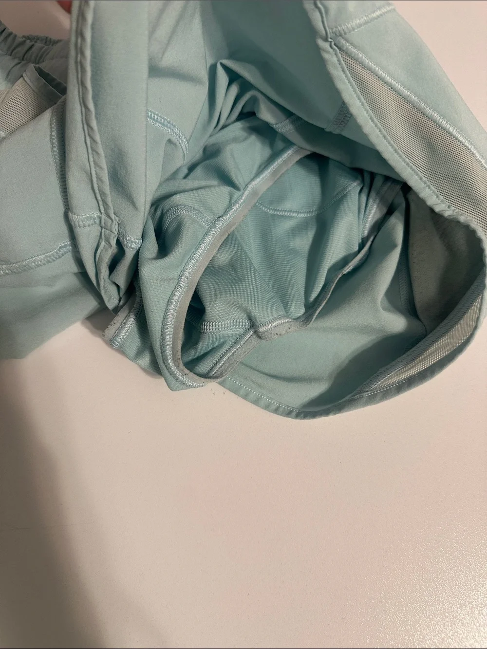 lululemon athletica Light Mint Athletic Shorts with Elastic Waist size 2